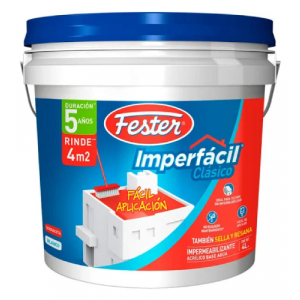 Fester IMPERFACIL Clásico 5 años Rojo Bote 4 litros - 2503496